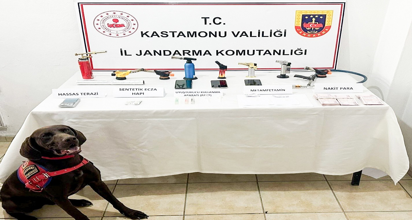Kastamonu’da uyuşturucu operasyonunda yakalanan zanlı tutuklandı