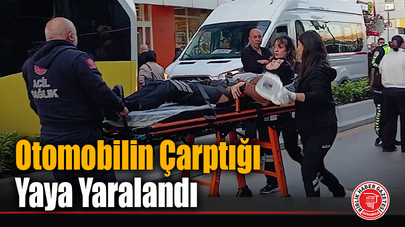 Otomobilin Çarptığı Yaya Yaralandı