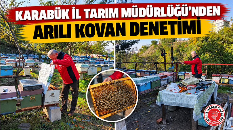 Karabük İl Tarım Müdürlüğü’nden Arılı Kovan Denetimi