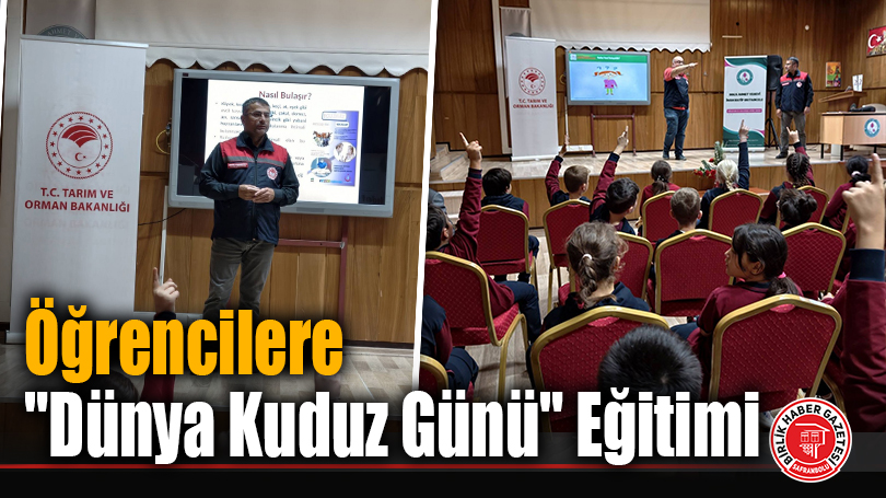 Öğrencilere “Dünya Kuduz Günü” Eğitimi