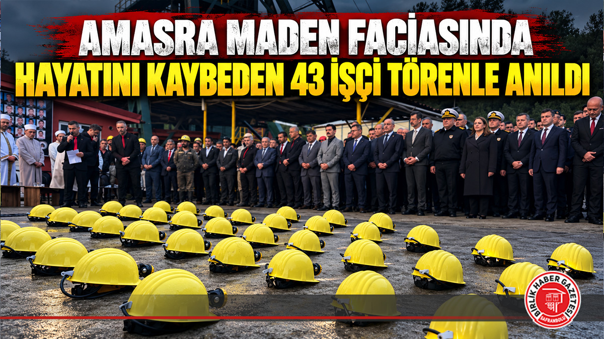 Amasra Maden Faciasında Hayatını Kaybeden 43 İşçi Törenle Anıldı
