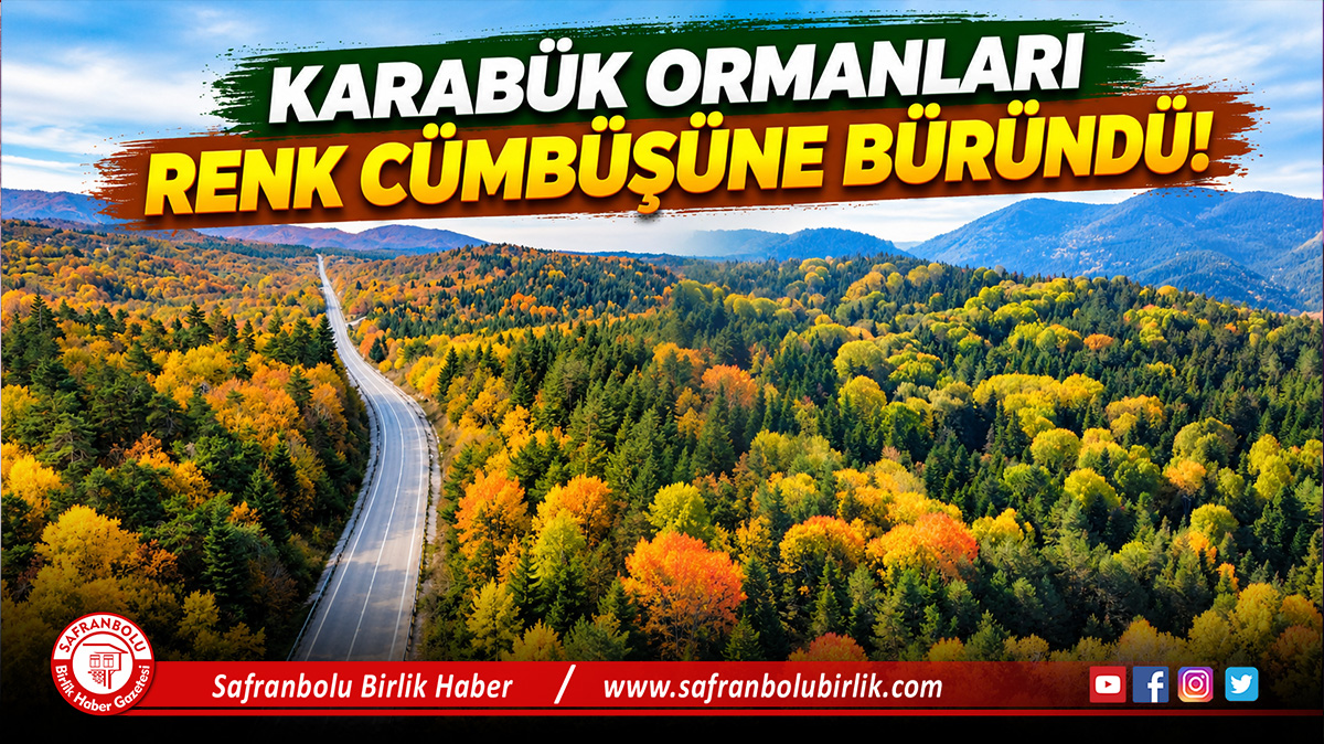 Karabük Ormanları Renk Cümbüşüne Büründü!