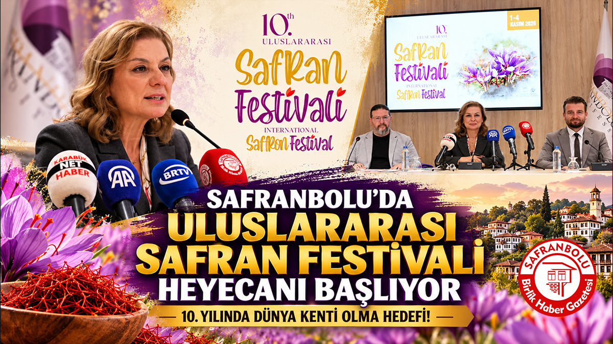 Safranbolu’da Uluslararası Safran Festivali Heyecanı Başlıyor: 10. Yılında Dünya Kenti Olma Hedefi!