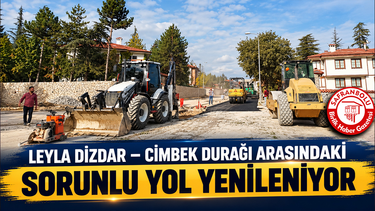 Aslanlar İncekaya Caddesi Asfaltla Yenileniyor!