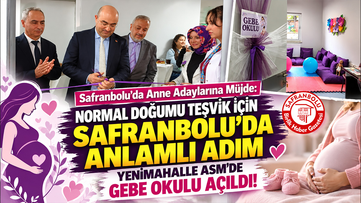 Safranbolu Yenimahalle ASM’de Gebe Okulu Hizmete Açıldı: Hedef Bilinçli Anne ve Sağlıklı Nesiller!