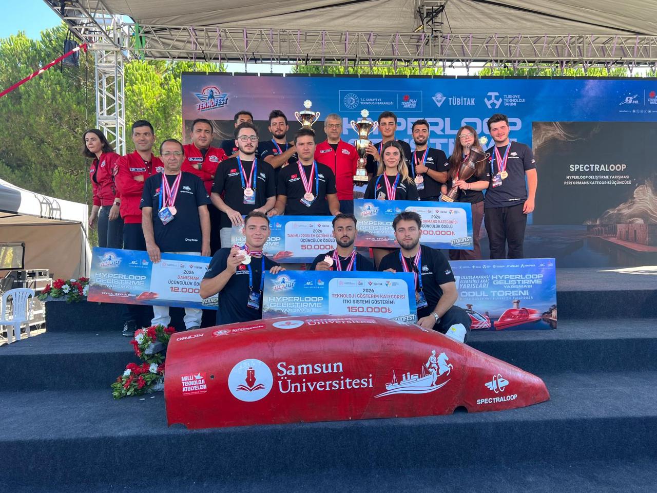 Samsun Üniversitesi TEKNOFEST 2026’da 12 ödül kazandı