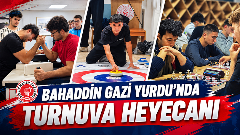 Bahaddin Gazi Yurdu’nda Turnuva Rüzgarı