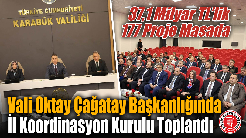 Vali Oktay Çağatay Başkanlığında İl Koordinasyon Kurulu Toplandı