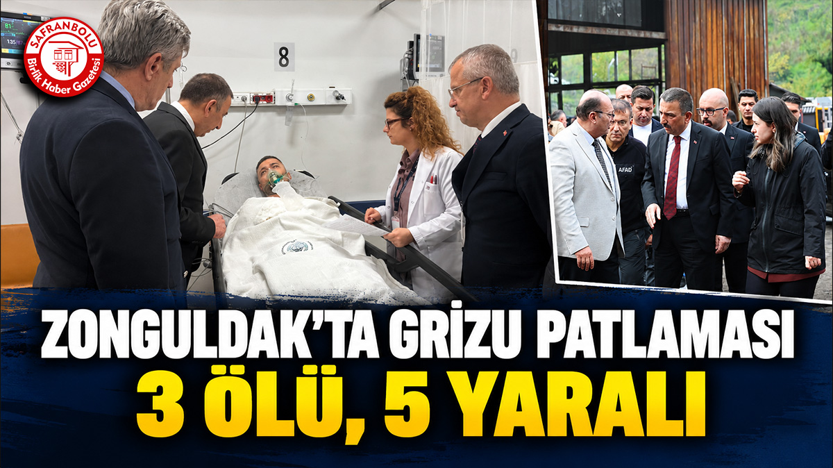 Zonguldak’ta maden ocağındaki grizu patlamasında 3 kişi öldü, 5 kişi yaralandı